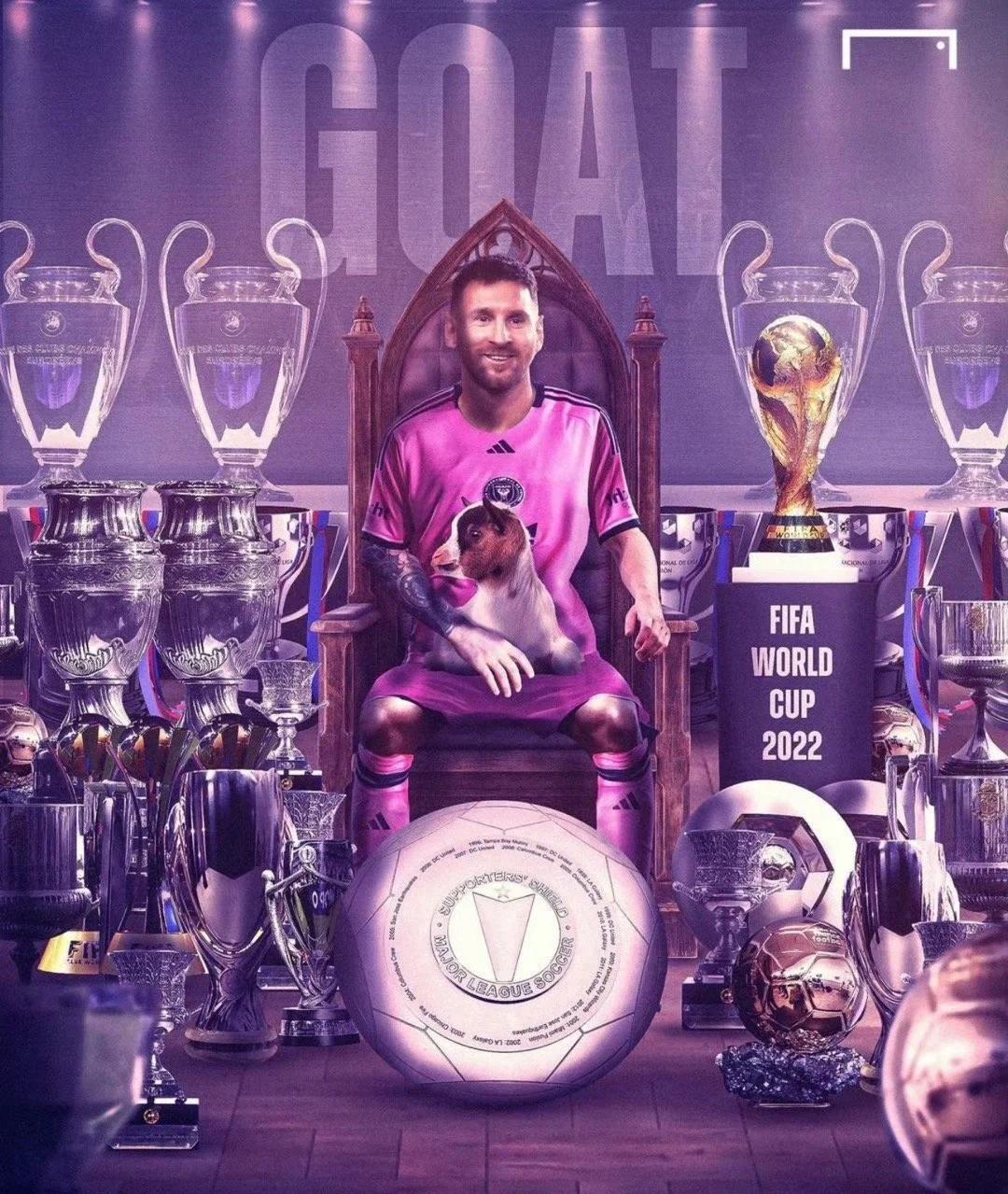 梅西荣膺最佳射手，创造历史里程碑