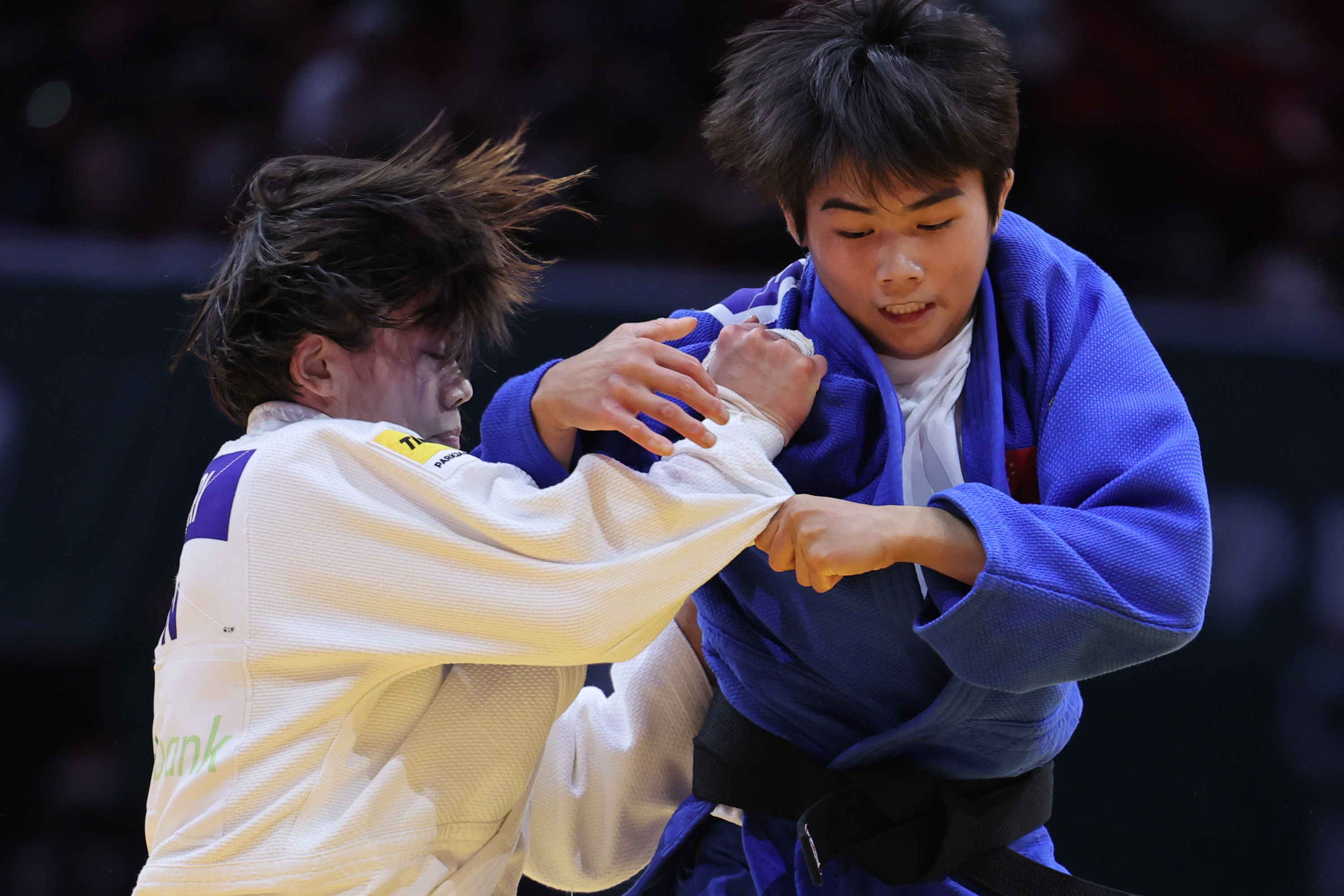 关于柔道选手拼尽全力，顽强拼搏不畏强敌的信息